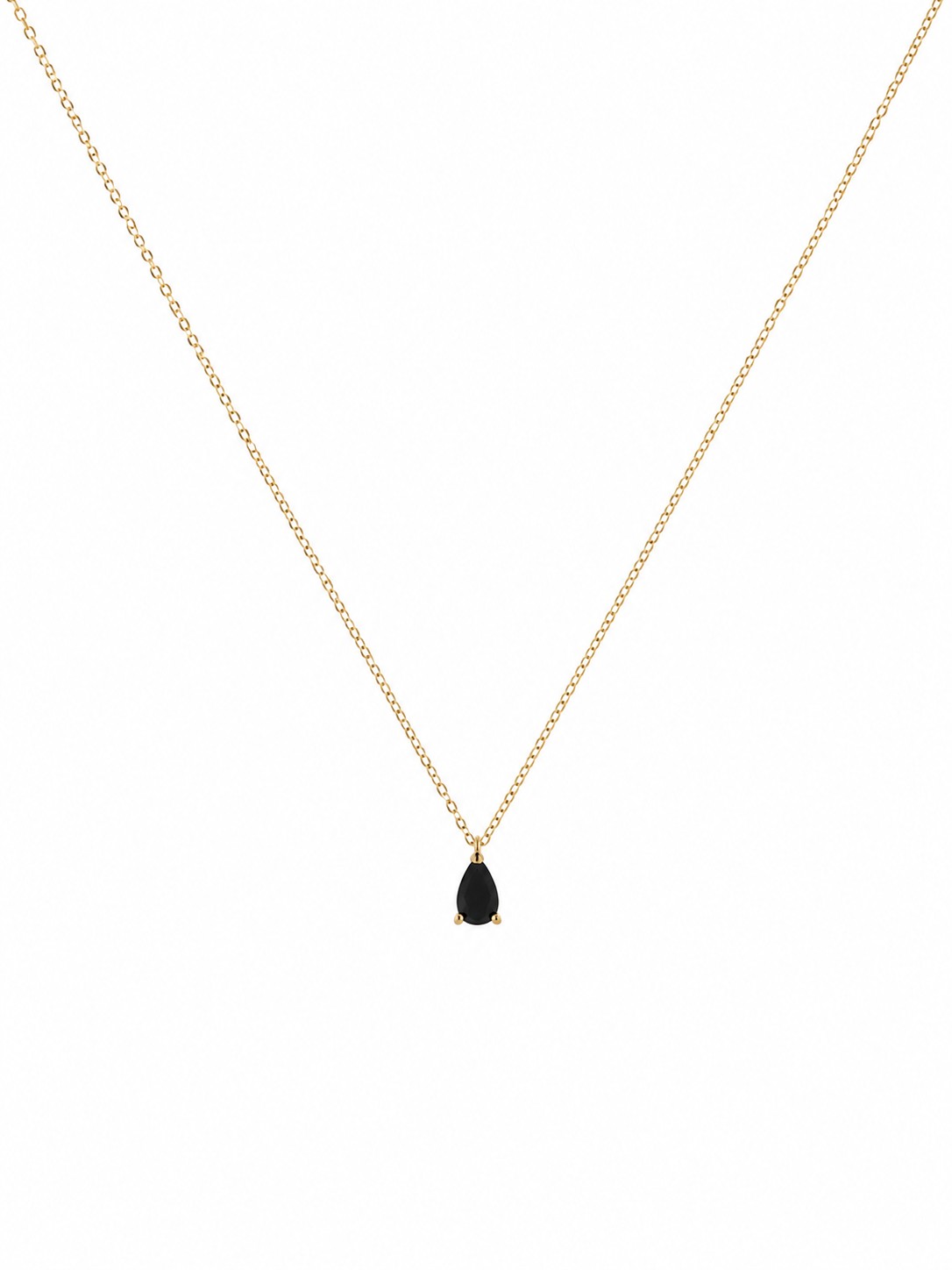 Mini Onyx Damla Kolye